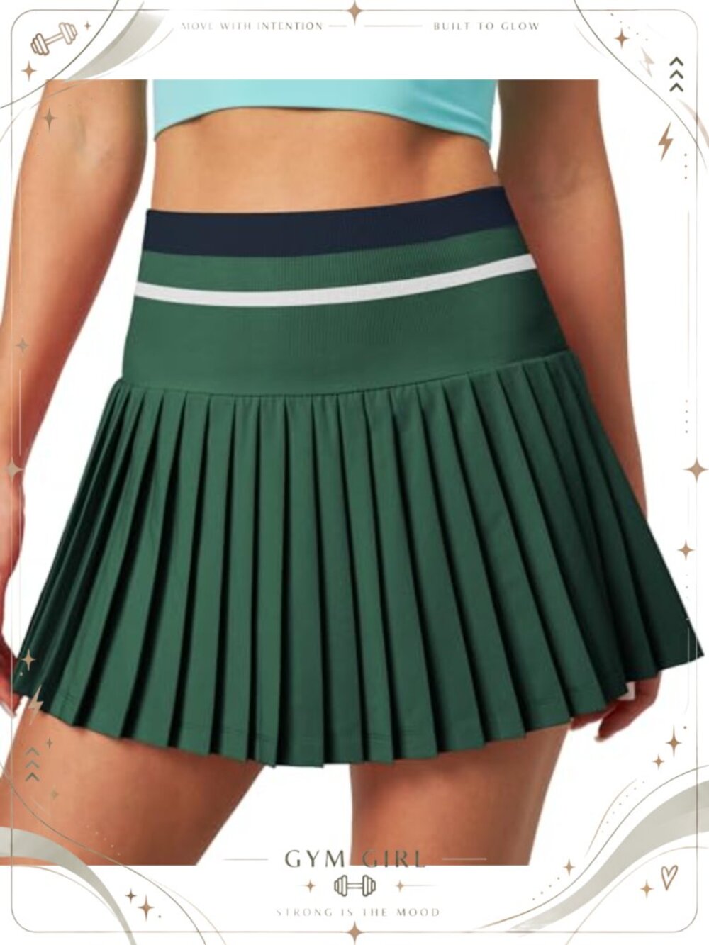 Pleated Tennis Skirt with Pockets High Waisted Golf Skort Athletic